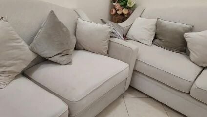 طقم جديد استعمال شهر ايكيا ٤ كنب