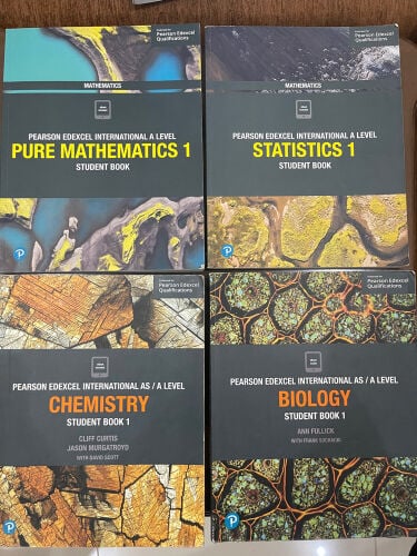 Pearson A level and iGCSE textbooks