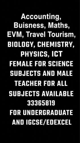 Business Geog. BIO EVM Travel 