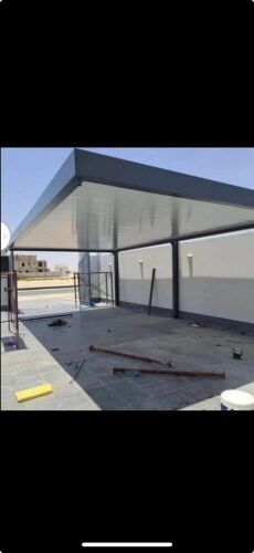 Modern design sun shade car parking