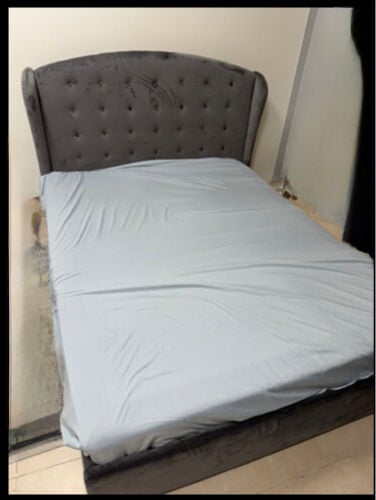 Double bed with mattress