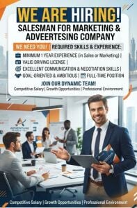 Salesman / Marketing Executive