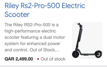 electric scooter