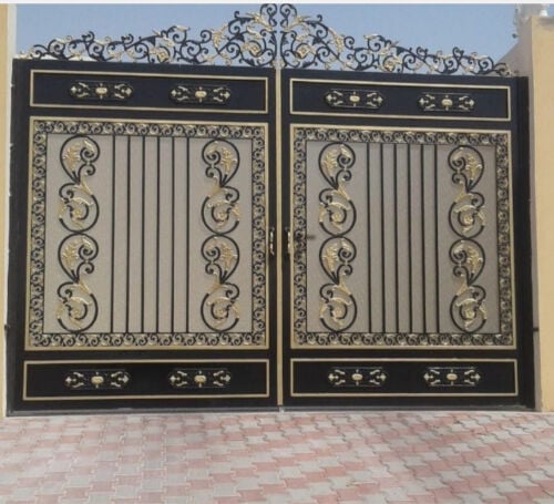 درب الزين للحديد المشغول 