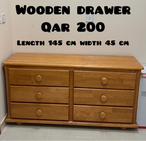 wooden drawers