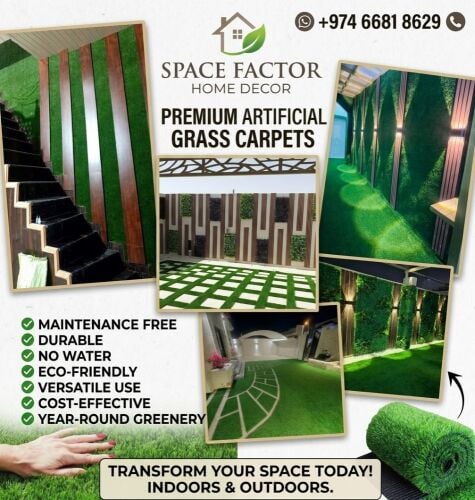 Artificial Grass Carpet decor work