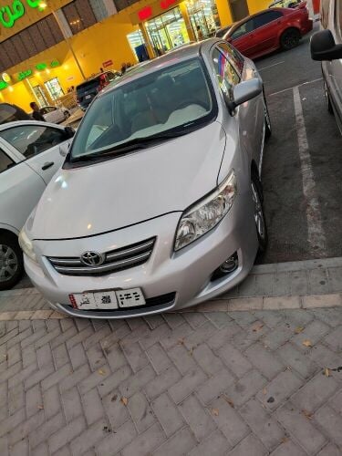Toyota corolla  model is 2008