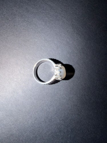 special stone   silver ring 