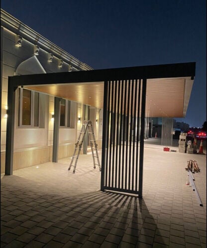 car parking and meral works