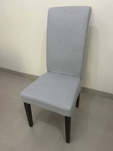 Four dining chairs.