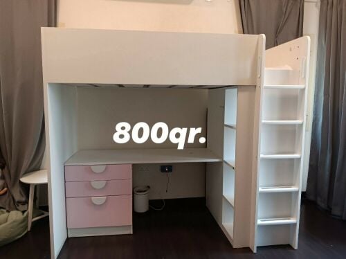 Beautiful loft bed from ikea