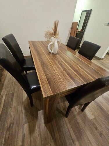 Dining table with 6 chairs for sale