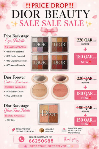 DIOR BEAUTY SALE