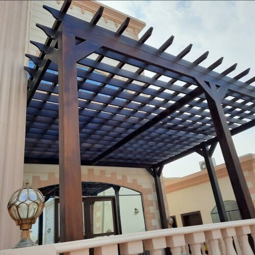 luxurious carport and pegola work