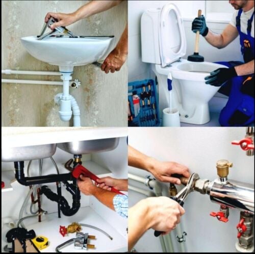 تاسيس السباكه حمامات ومطابخ