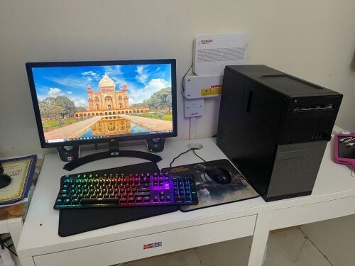 Complete desktop PC setup for sale