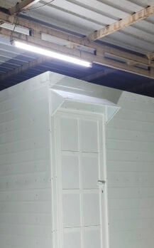 Cabin toilet kitchen