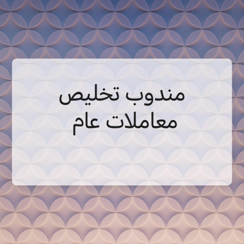 مندوب تخليص جميع المعاملات