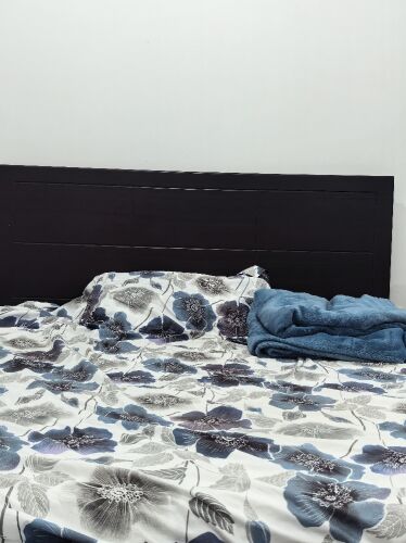 Bed frame with mattress