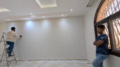 ورق جدران بيع وتركيب. . باركيه تف