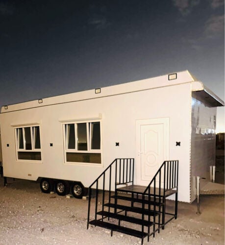 Cabin toilet kitchen 