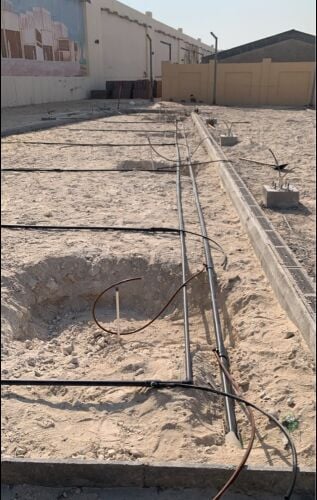 عمل شبكات الري الحديثة