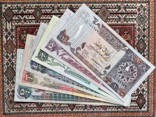 Qatari currency, third issue