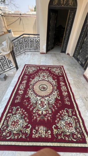 traditional red Persian style carpe