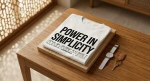 Mens T - Shirt-Power in Simplicity
