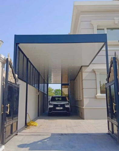 luxurious parking and fencing work