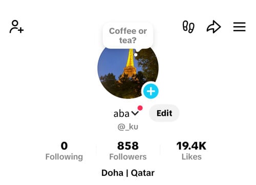 يوزرات ثلاثيه تك توك