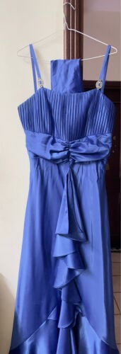 Elegant Blue Occasion Dress Size 44