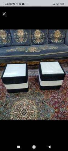 two pieces of coffee table top glas