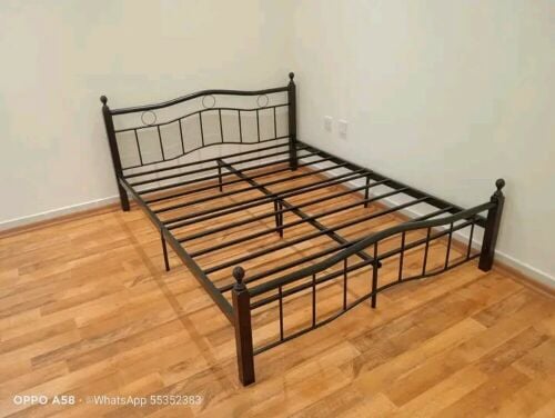 new steel single or double bed