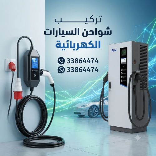 تركيب الشواحن للسيارات الكهربائية