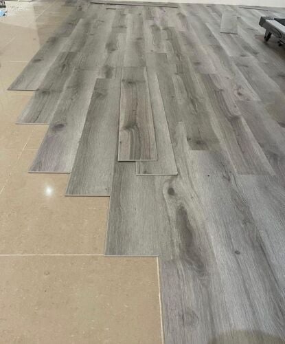 parquet flooring and painting