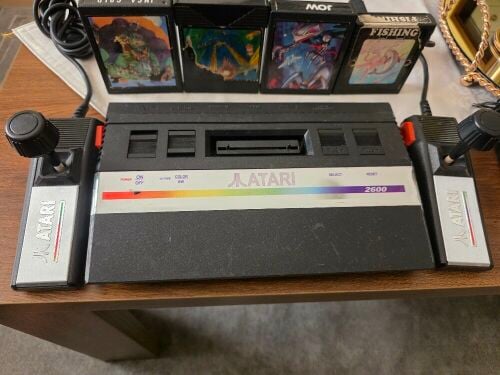Atari 7800 with all its accessories