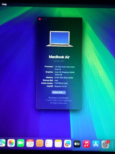 MacBook Air 128gb