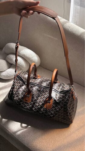 Goyard Croisiere 45 Bag Brown 