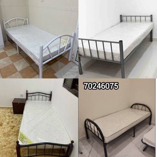 new steel single bed available