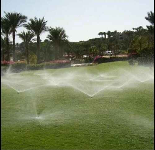 عمل شبكات الري الحديثه