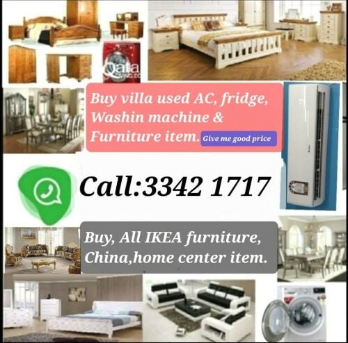 We buy Used Furniture, Acs,Fridge.