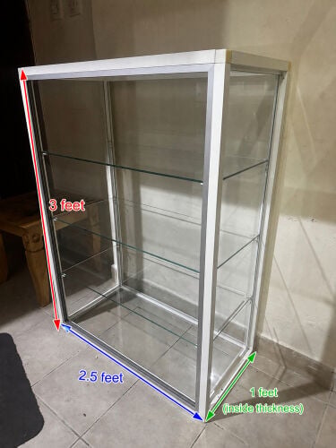 glass and display showcase 