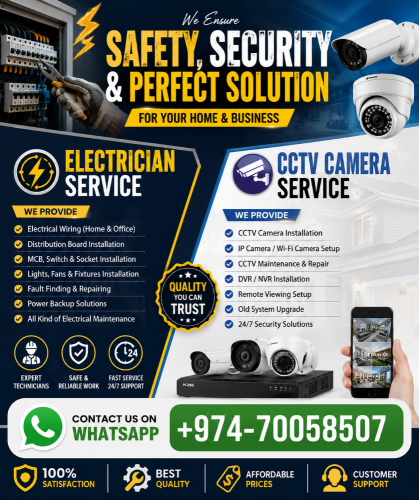Electrical and CCTV camera installa
