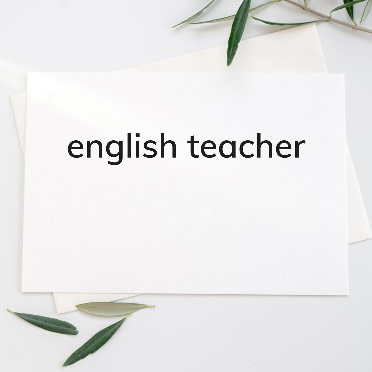 english teacher 