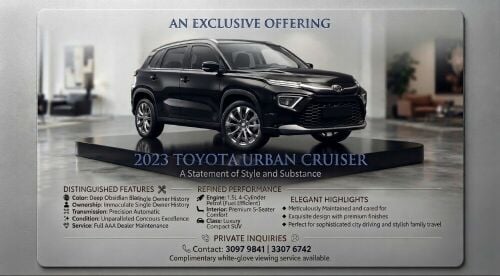 urban cruiser 2023