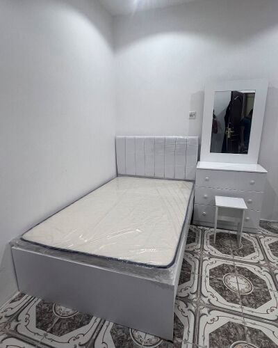Bed, mattress cabinet available