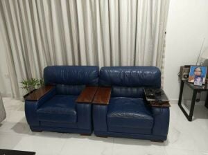 used two seater sofa//shoe rack