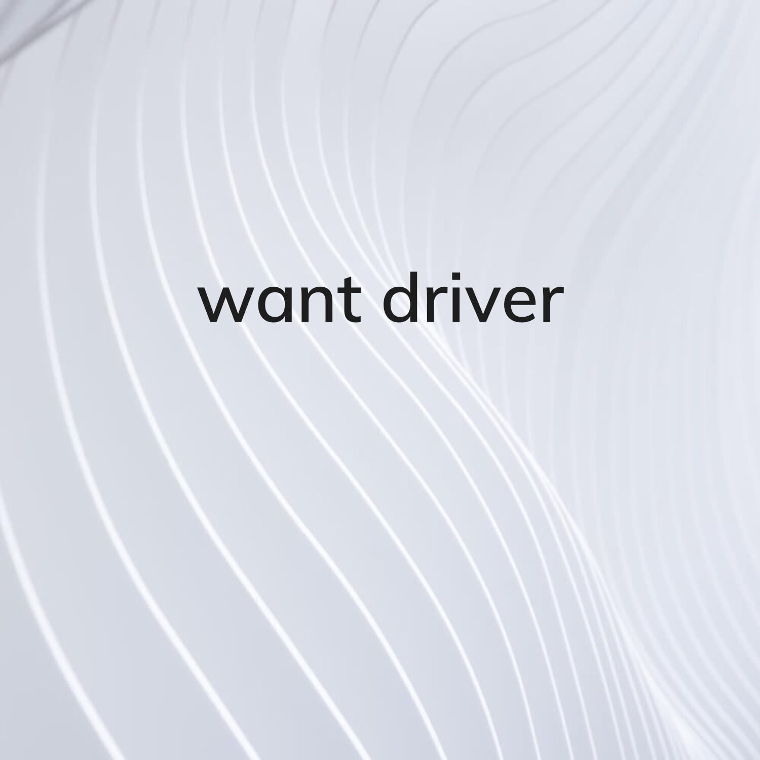 want driver with 5 years experience