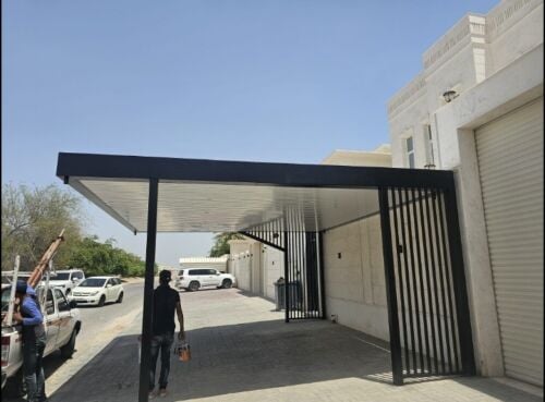 نقوم بجميع اعمال الحدادةتركيب مظل
